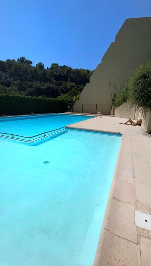 Appartement Luxe - 3 Pieces Avec Vue Mer, Piscine Et Tennis Nice Bagian luar foto